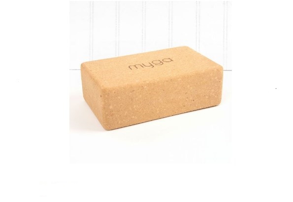 Блок для йоги Myga Cork Eco Brick Block RY1061