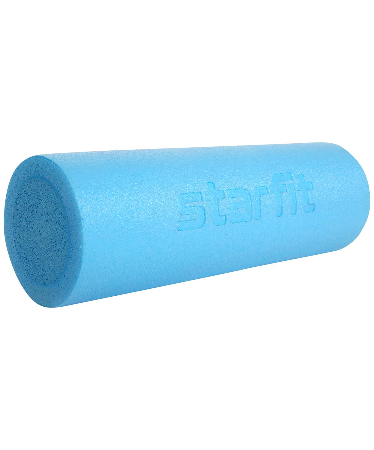 Ролик для йоги и пилатеса 15x45см Star Fit Core, EVA FA-501 синий пастель