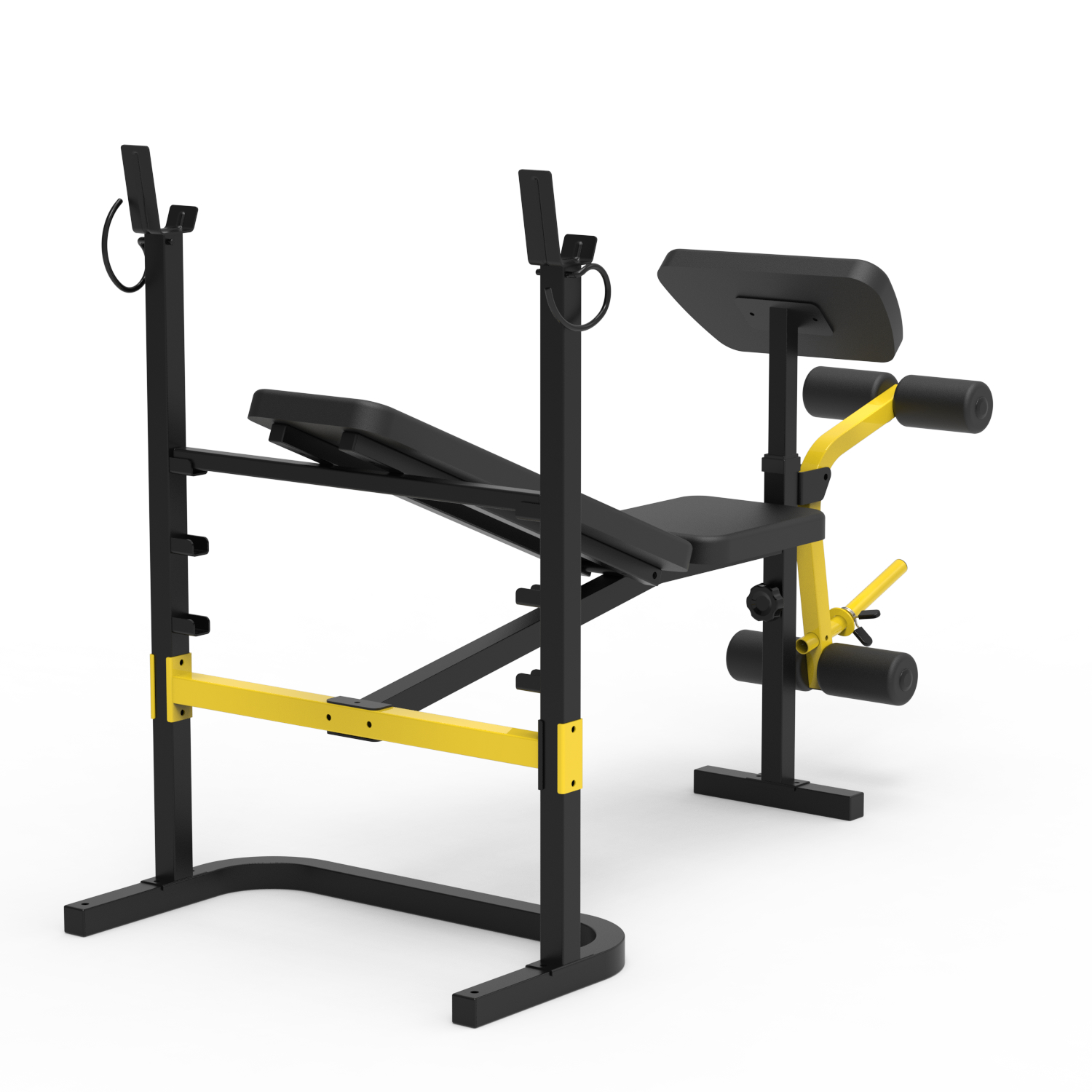 Скамья со стойками под штангу с опциями DFC SPORTSOUL SBE3Q11001