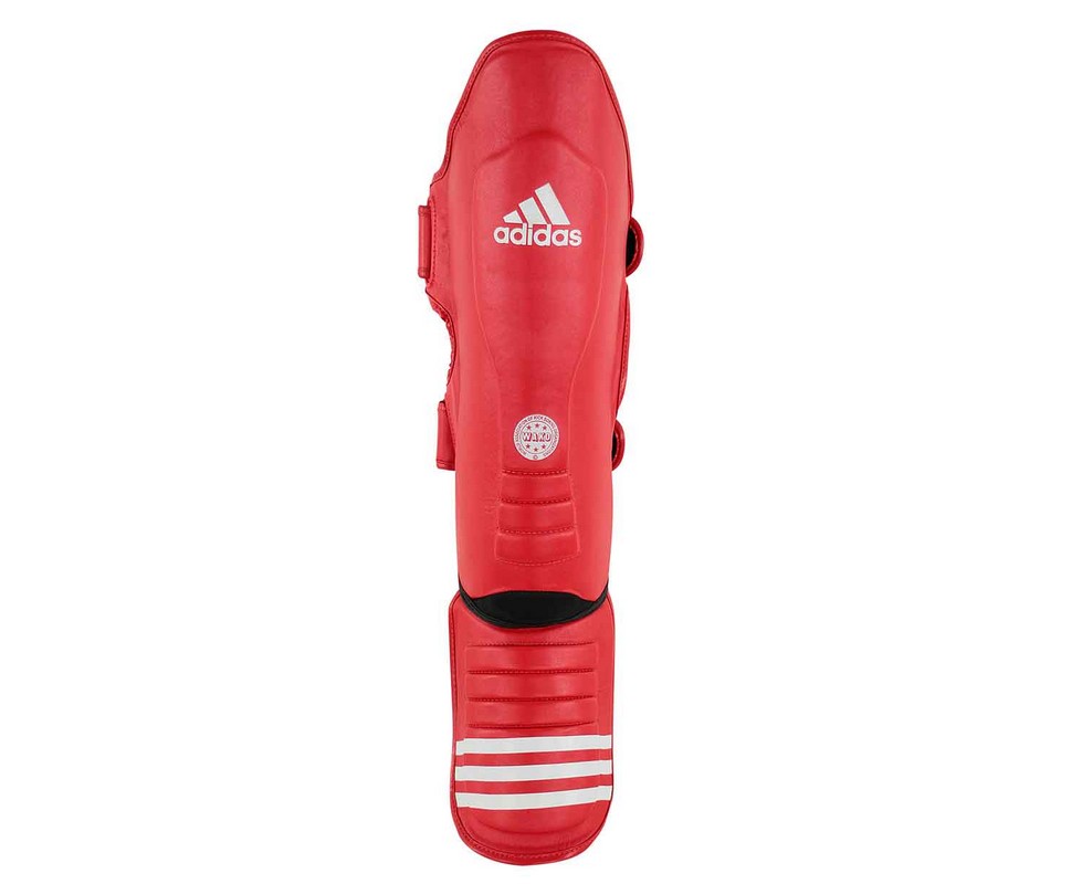 Защита голени и стопы Adidas WAKO Super Pro Shin Instep Guards красная adiWAKOGSS11