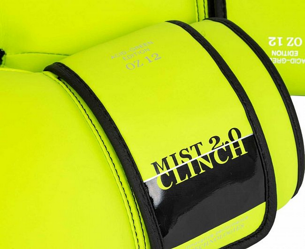 Перчатки боксерские Clinch Mist 2.0 C183 ярко-зеленый