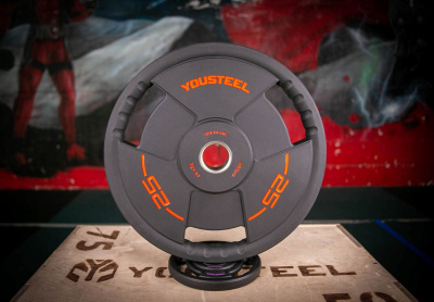 Диск TPU 25 kg YouSteel 3 Handle