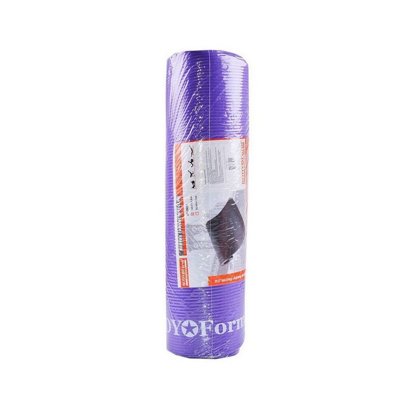 Коврик гимнастический Body Form BF-YM04 183x61x1,0 см фиолетовый