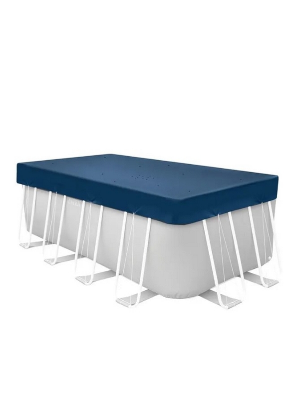Тент для каркасного бассейна Rectangular Frame 400х200см Deluxe всесезонный (389х189х20см) Intex 28079