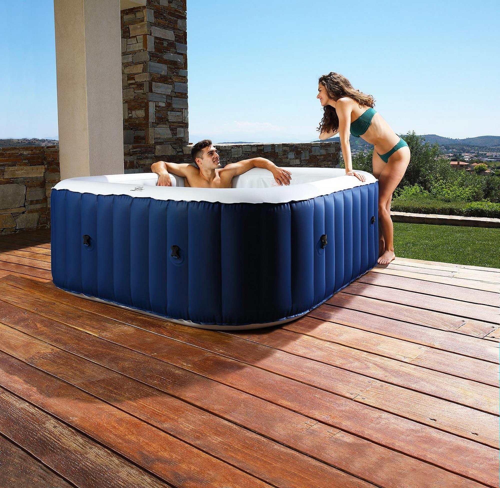 СПА-бассейн 185х185x68см, 930л, квадратный, аэромассаж MSpa Orbit LS062-NA