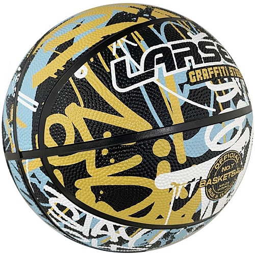 Мяч баскетбольный Larsen RB7 Graffiti Street Blue/Yellow