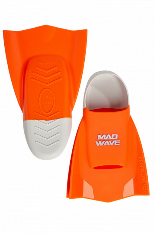 Ласты Mad Wave Propellor max M0743 05 07W оранжевый
