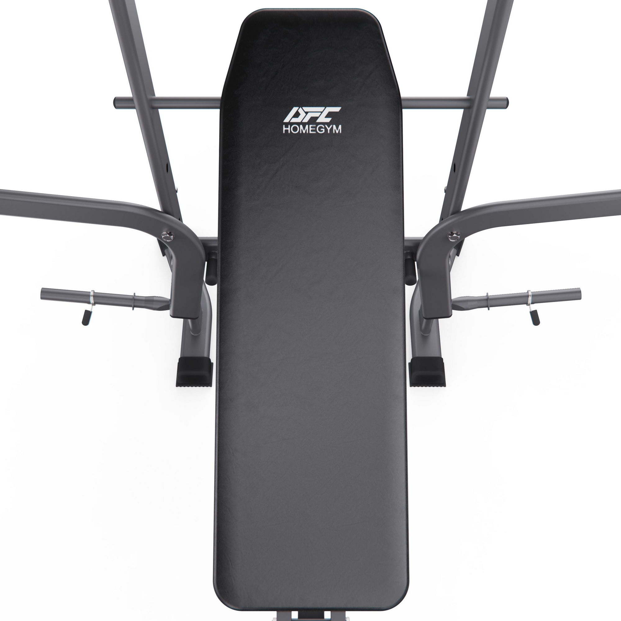 Скамья со стойками под штангу с опциями DFC D350