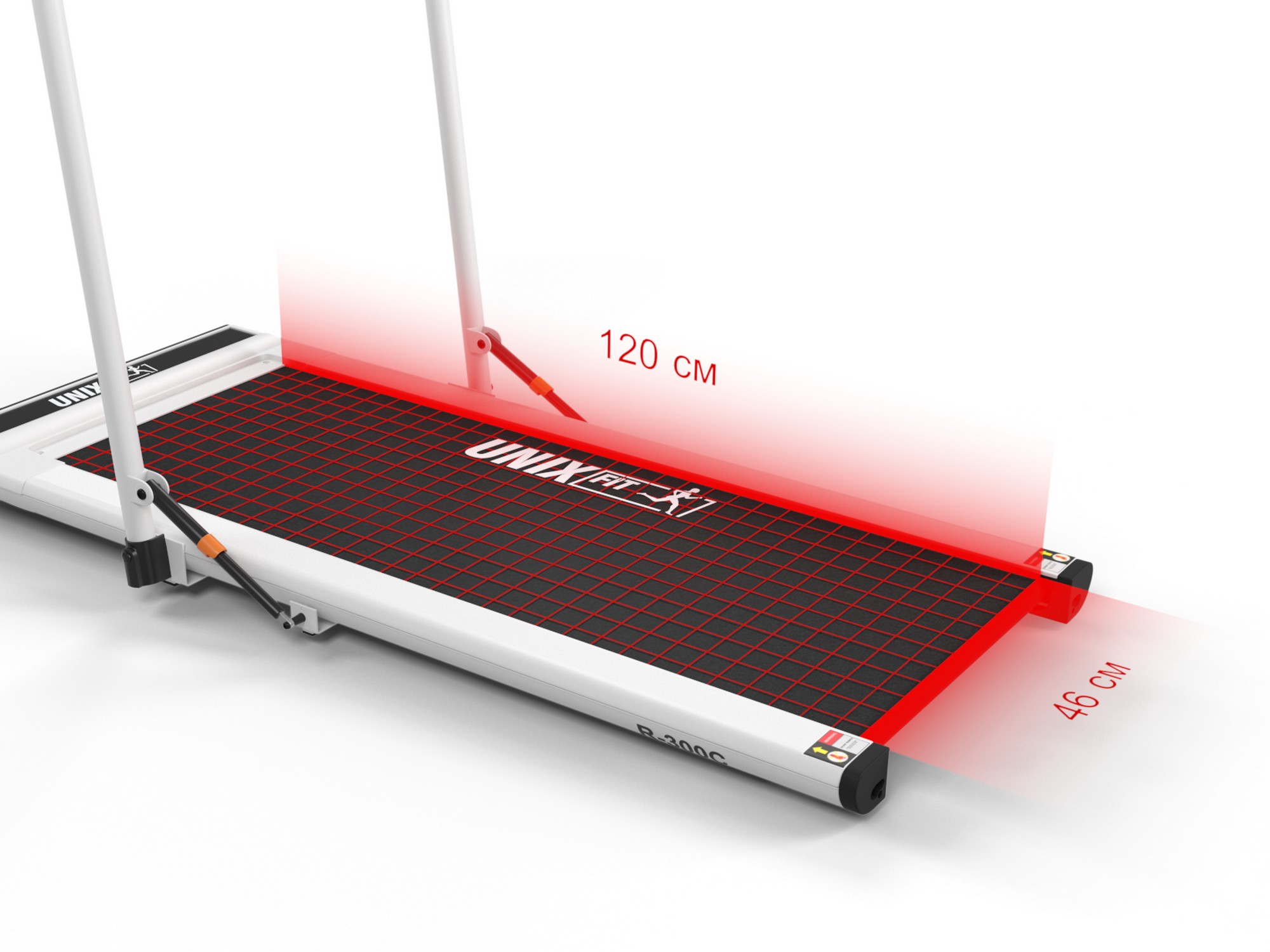 Беговая дорожка UnixFit R-300C TDR300CW White