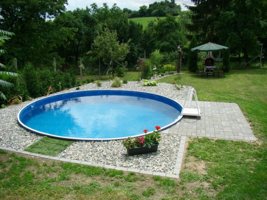 Морозоустойчивый бассейн Azuro 402DL, круглый 4,6х1,2 м Comfort