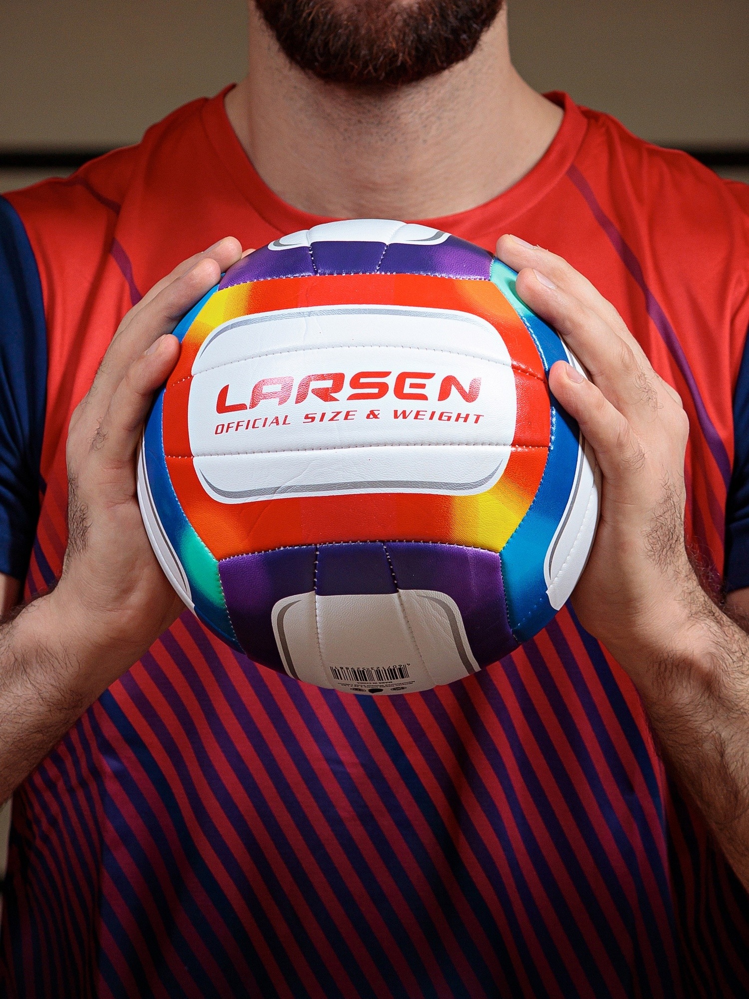 Мяч волейбольный пляжный Larsen Beach Volleyball Rainbow р.5