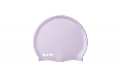 Шапочка для плавания Atemi Big silicone Cap Violet flower TBSCL1LP сиреневый