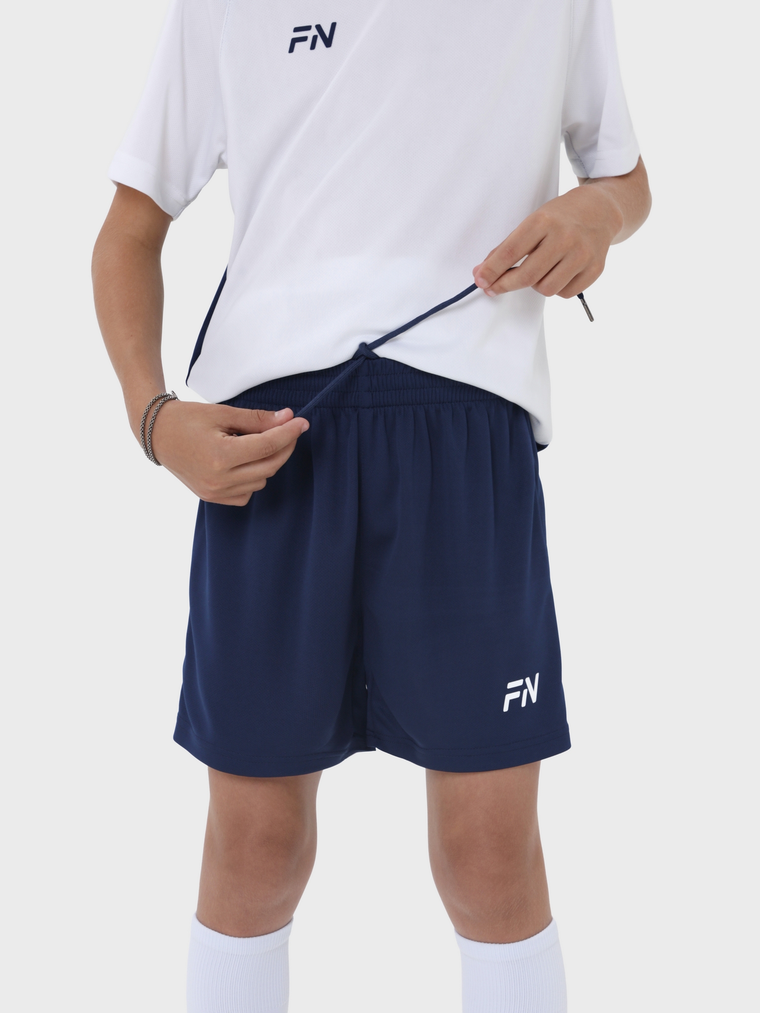 Детская футбольная форма FN Orbital Kid KFN4261019-104 White\Dark Blue
