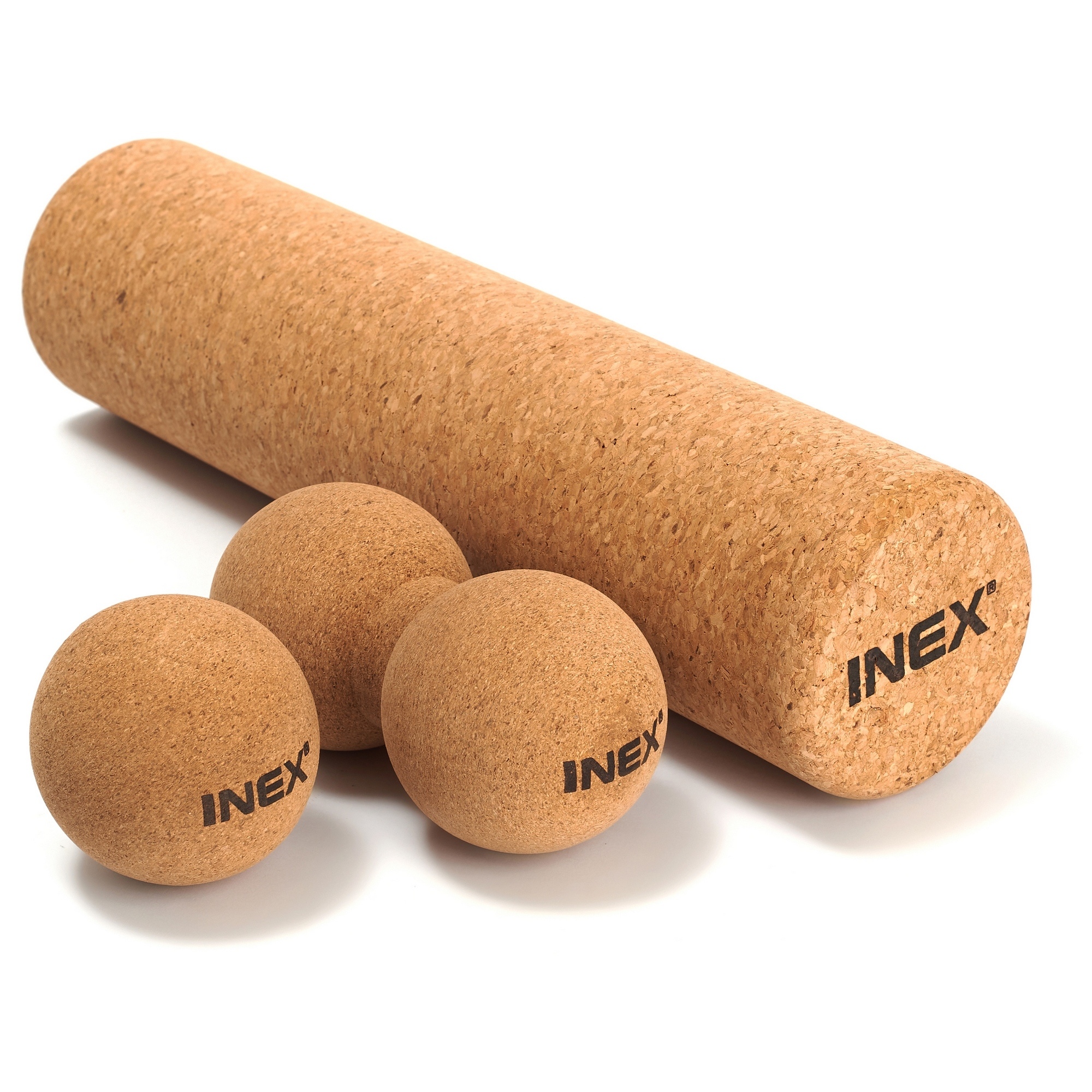 Массажный ролл 40х10см, пробка Inex Cork Roller CORKROLLER