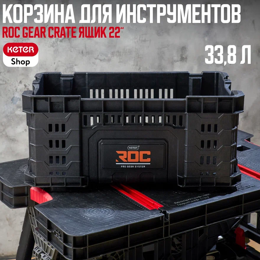Ящик для инструментов ROC Gear Crate 22" (33.8 л, арт. 17202245/ROC)