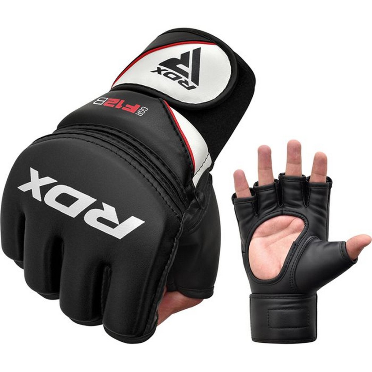 Перчатки тренировочные RDX Grappling F12 GGR-F12B черный