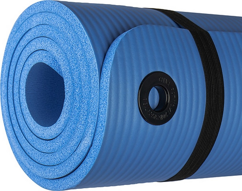Коврик для йоги и фитнеса 180x60x1см Sundays Fitness IR97506 569289 голубой