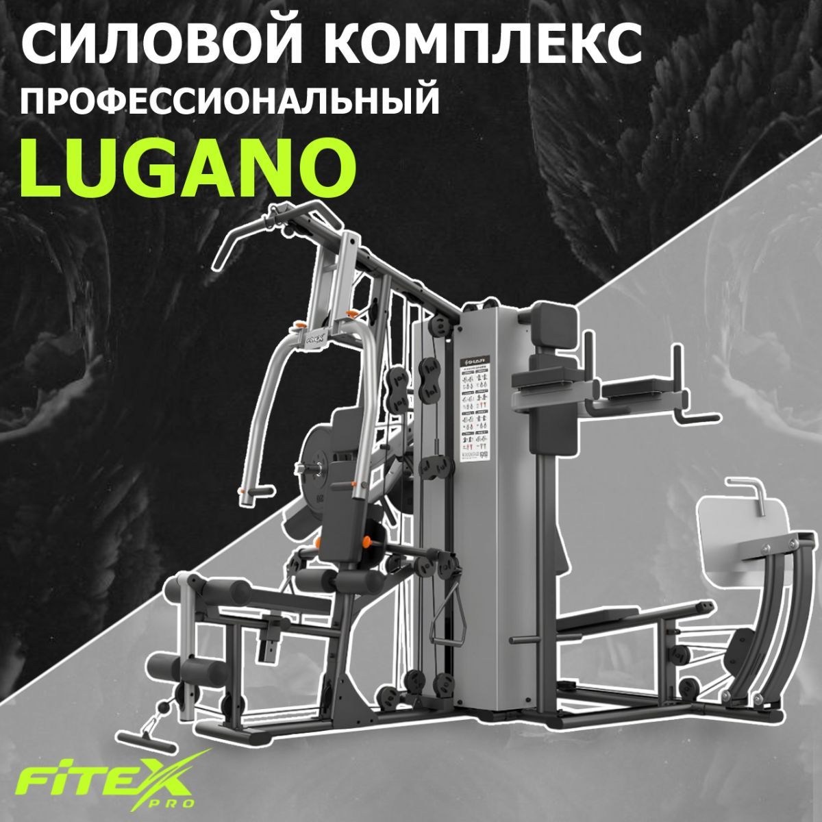 4-х позиционная станция Fitex Pro LUGANO FTX-5205 | Premium Fitness