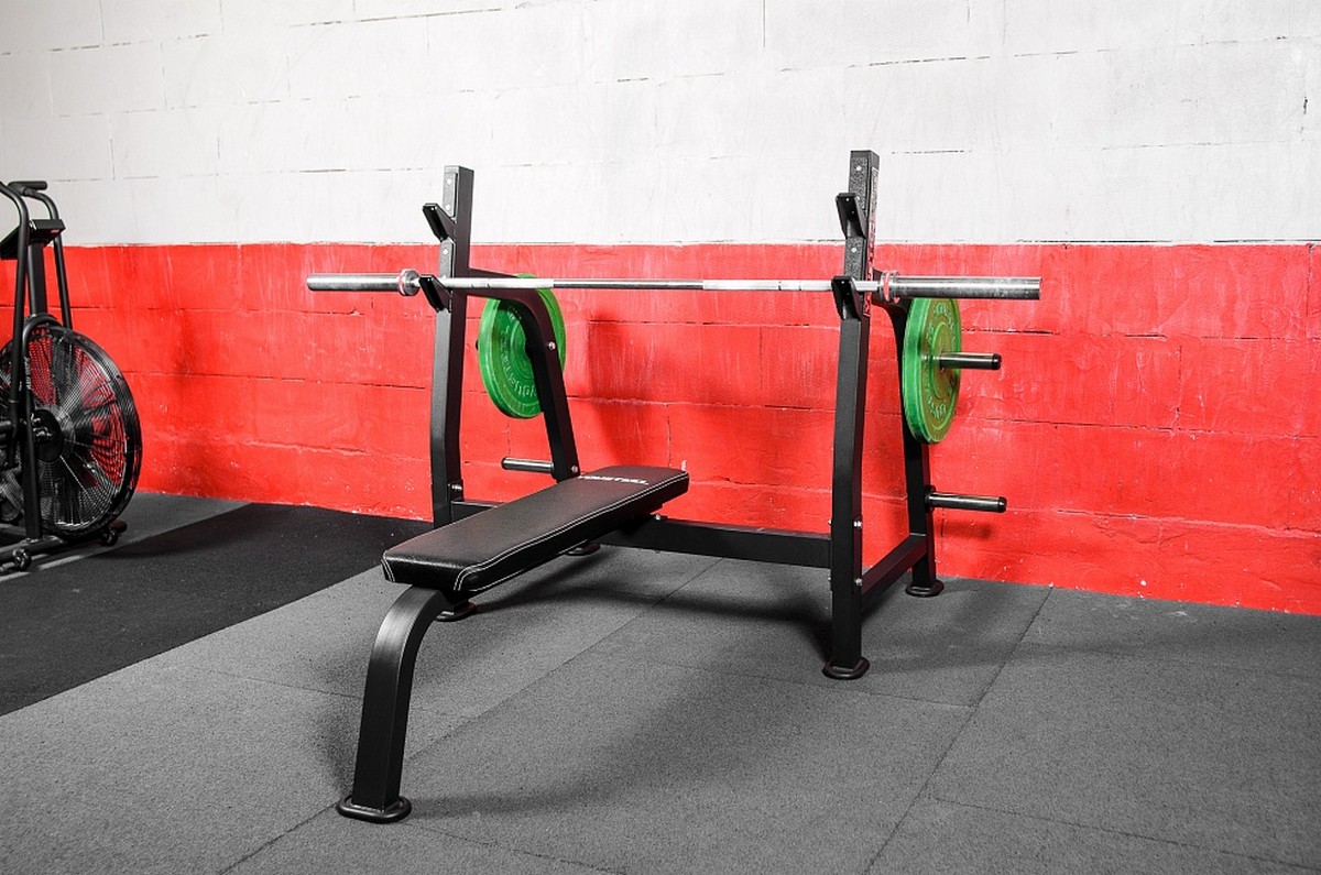 Олимпийская горизонтальная скамья для жима YouSteel F-302 | Premium Fitness