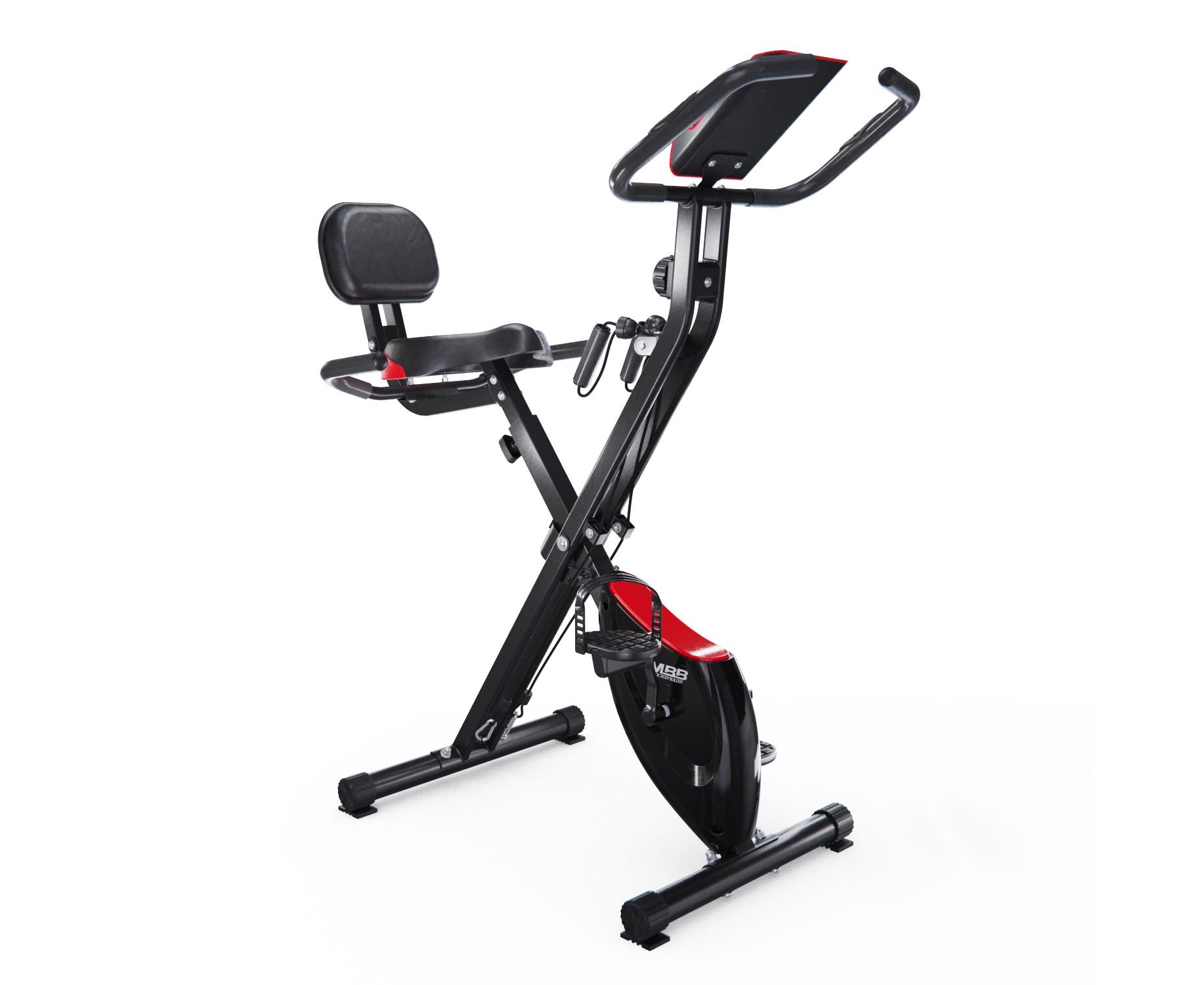 Велотренажер X-Bike DFC MBB с эспандерами LS-623-X черно-красный