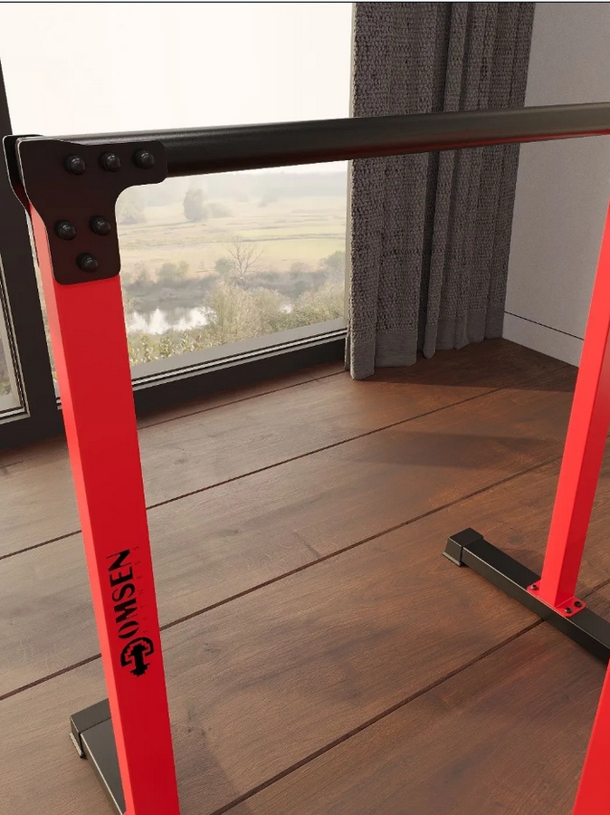 Брусья напольные хайлетсы Domsen Fitness Ds48 RED