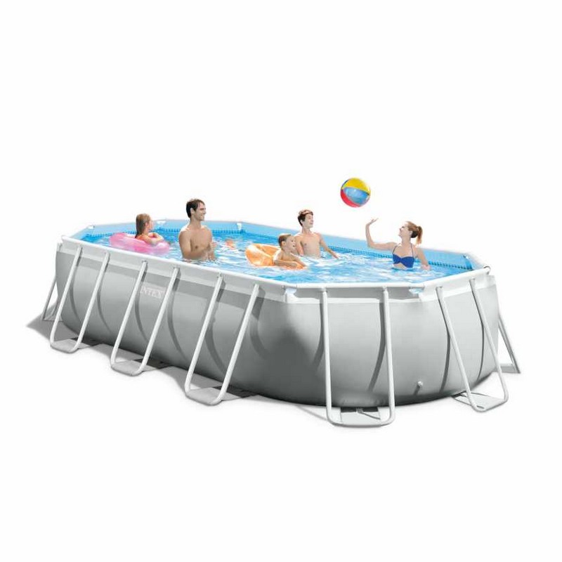 Каркасный бассейн овальный 503х274х122cм Intex Prism Frame Oval 26796