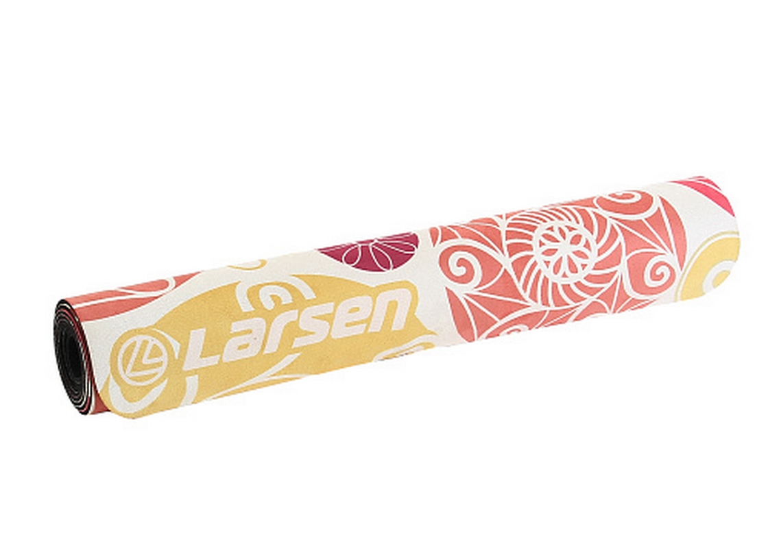 Коврик для фитнеса и йоги, microfiber, 183х61х0,3см Larsen Style 4