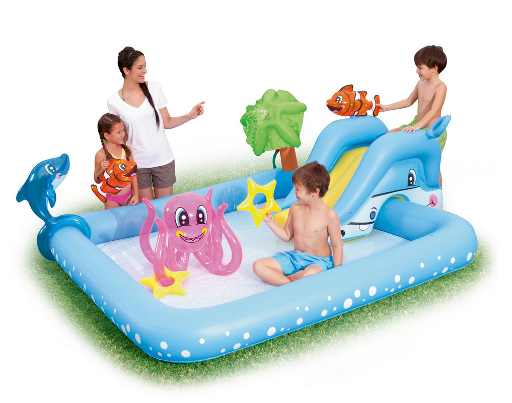 Игровой центр-бассейн с игрушками 239х206х86см Bestway 53052