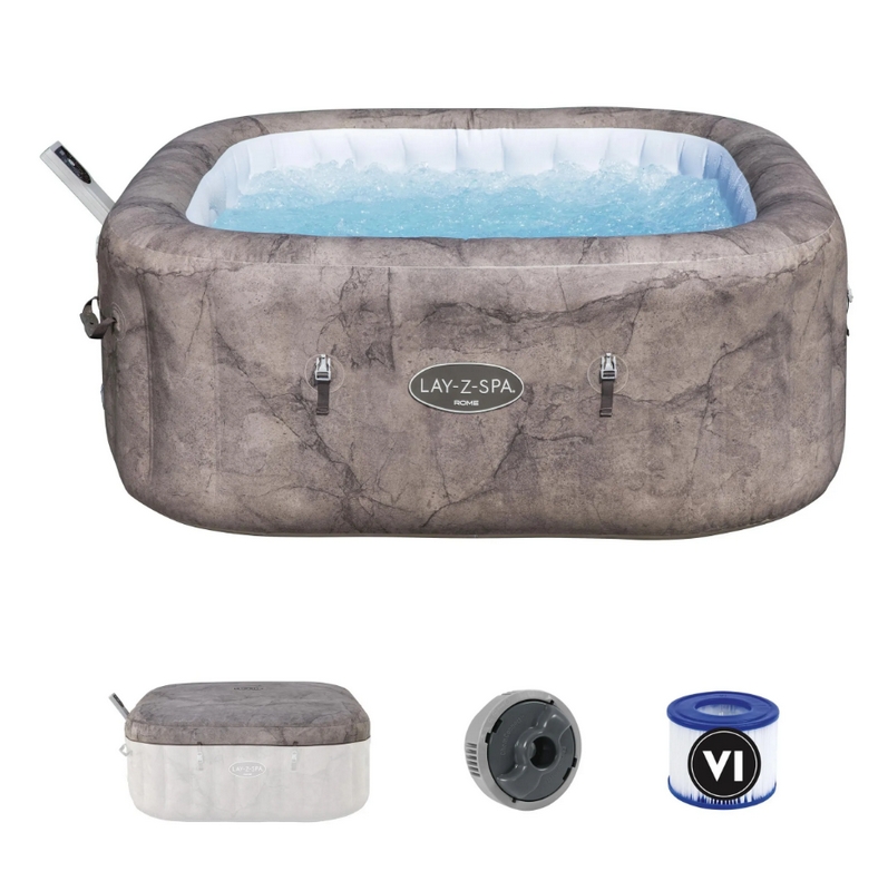 Надувной СПА бассейн (джакузи), 180х71 см Bestway Lay-Z-Spa Rome MaxHold 6001K