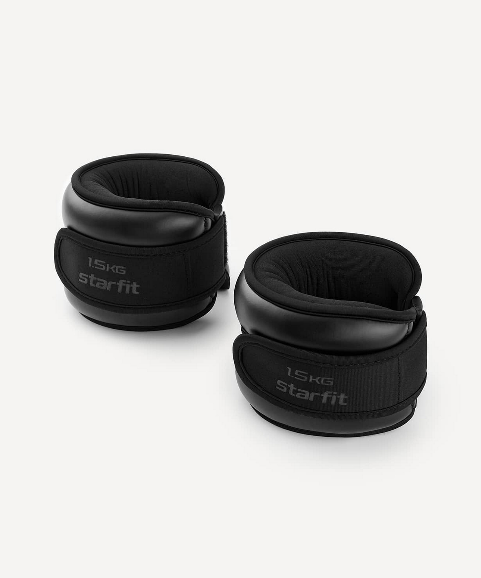 Утяжелители 1,5кг Star Fit WT-701 черный
