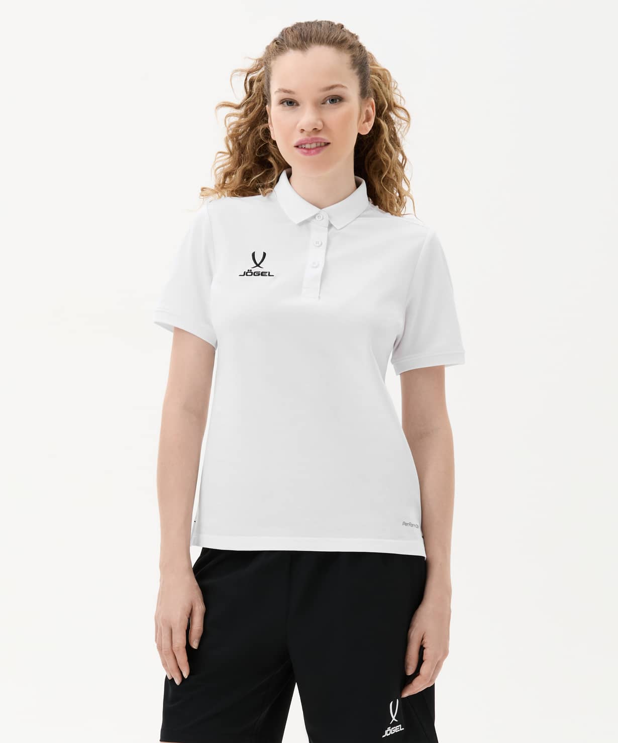 Поло женское Jogel PREMIER PerFormDRY CVC Polo W, белый