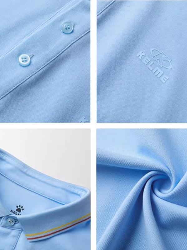 Футболка Kelme Short Sleeve Polo 8251PL1005-404 Light Blue