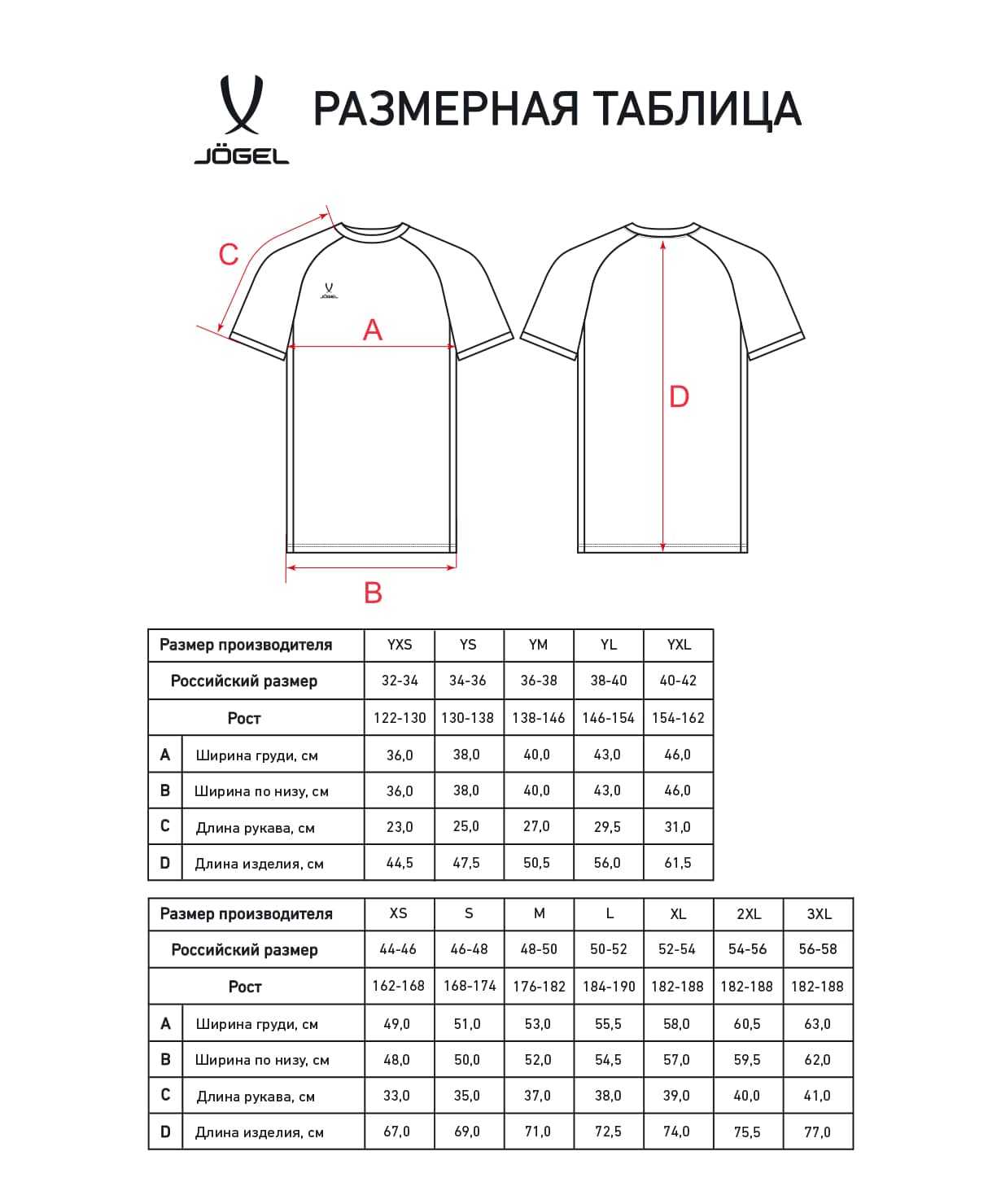 Футболка игровая Jogel DIVISION PerFormDRY Element Jersey Y2, золотой