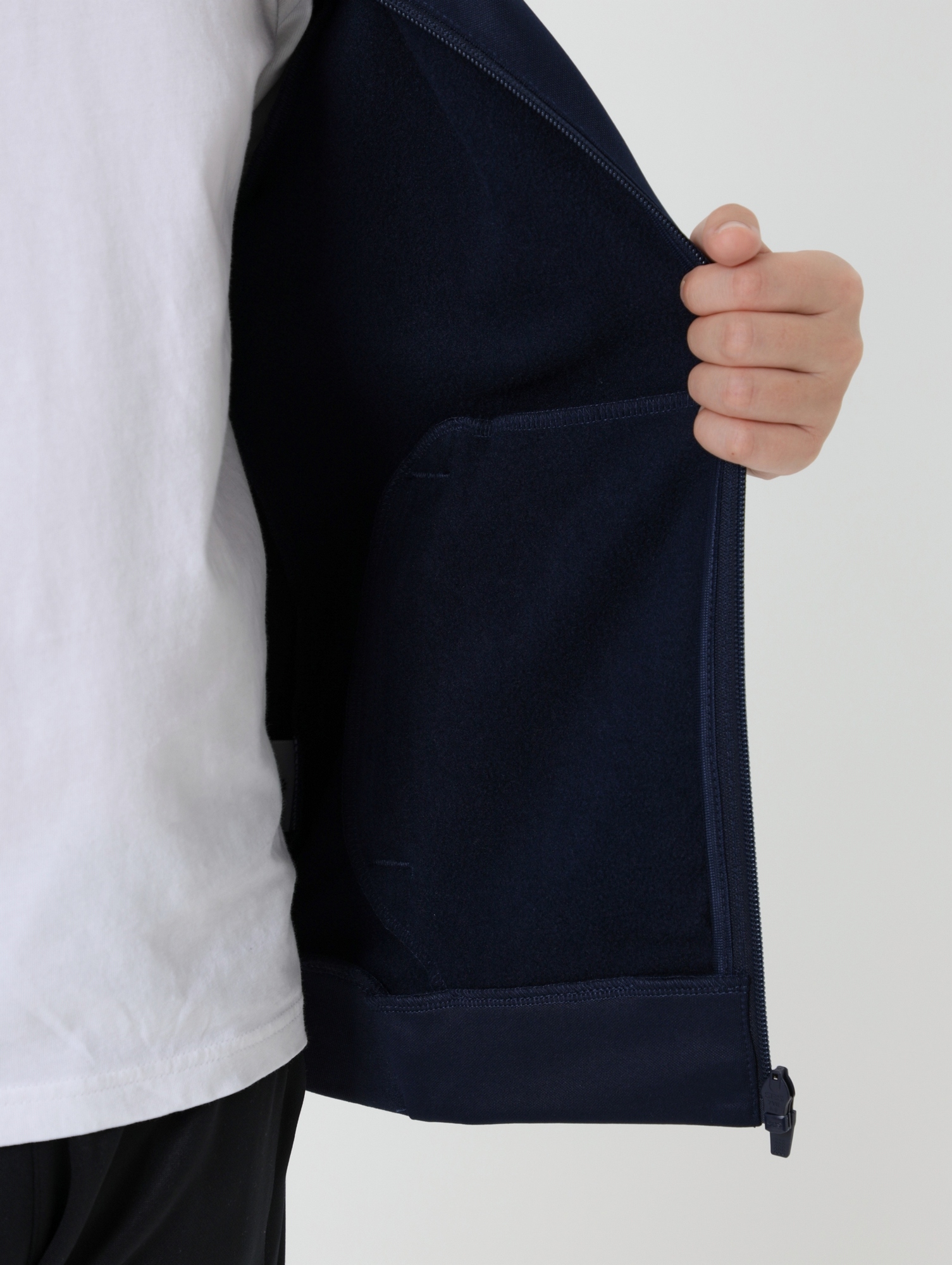 Детская олимпийка Kelme Children's Knitted Jacket (fleece) 7461WT3143-416 Dark Blue