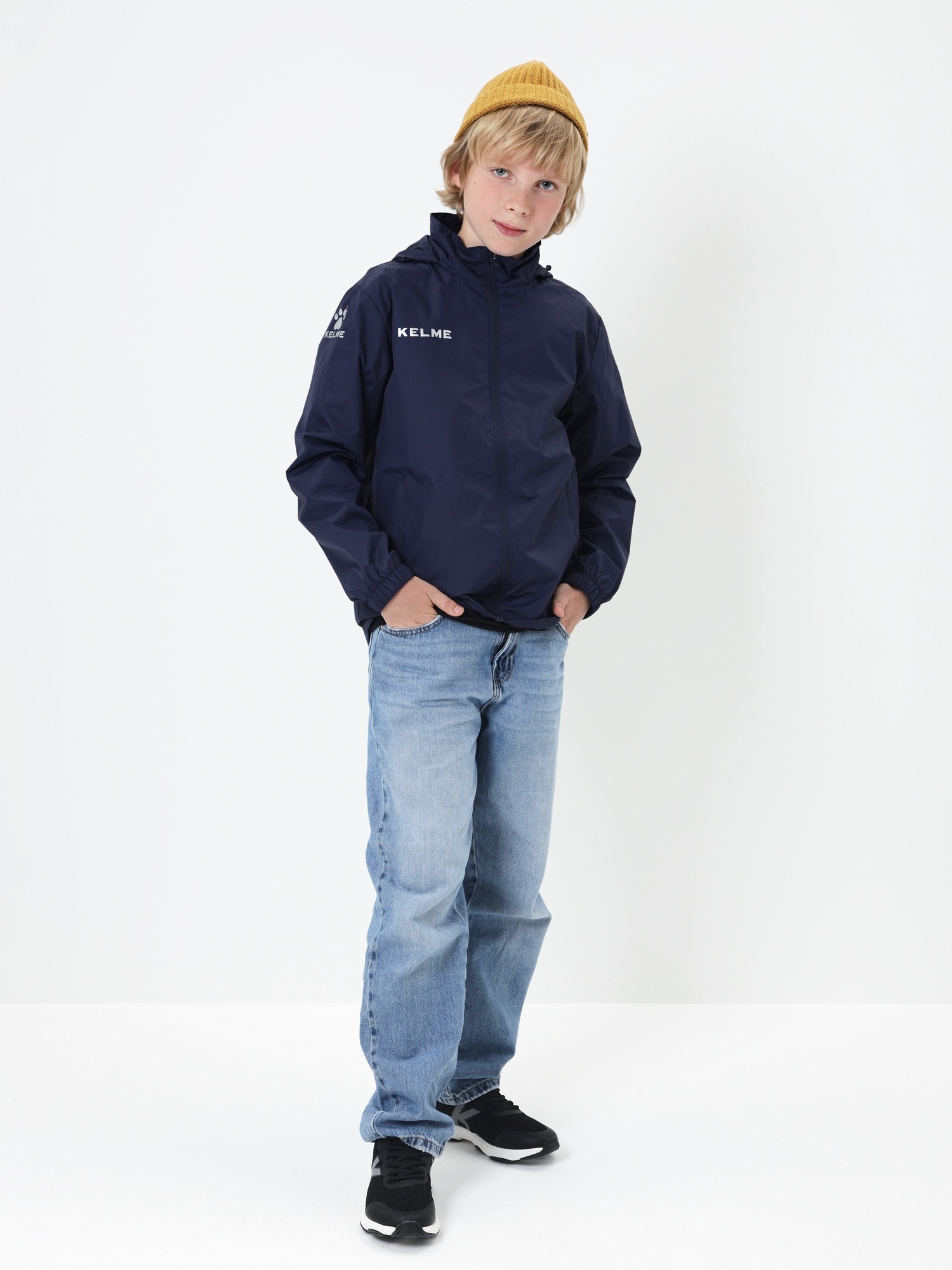 Детская ветровка Kelme Children's Raincoat 3803241-416 Dark Blue