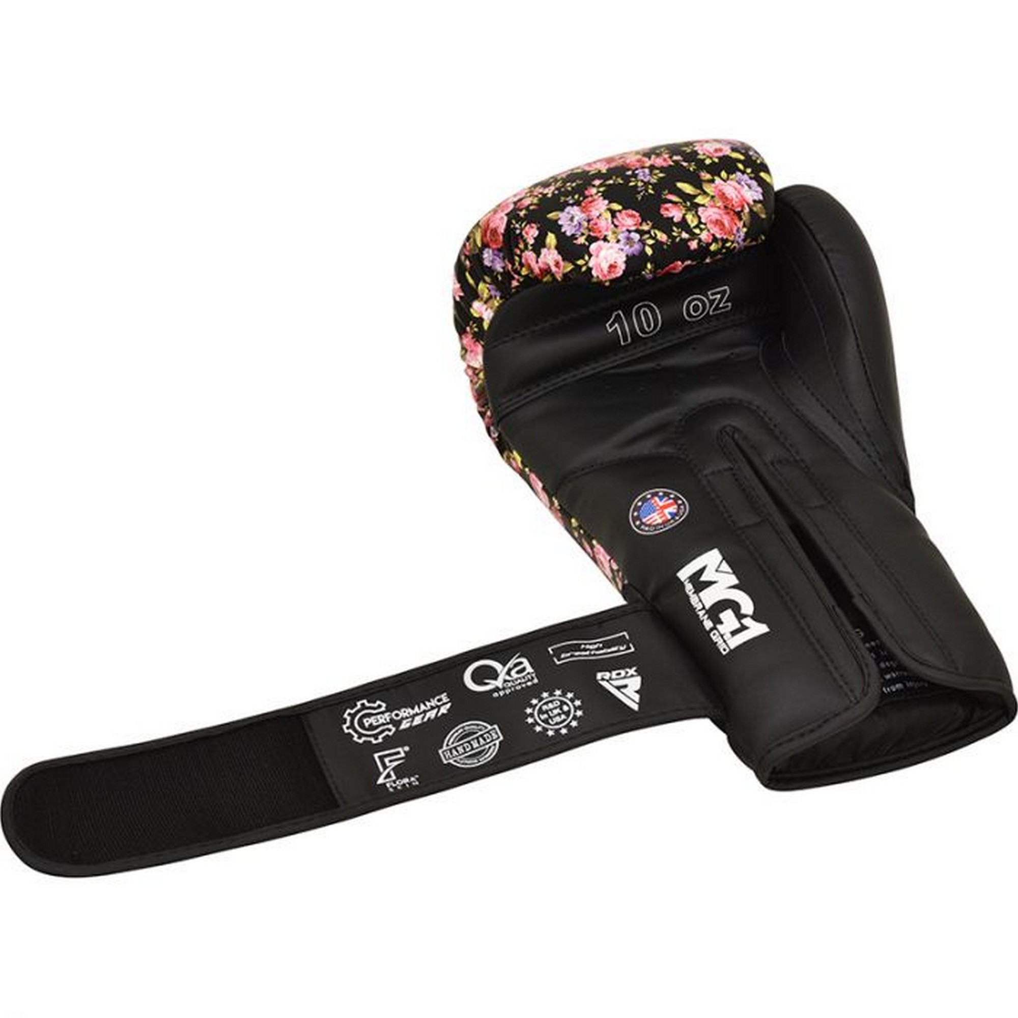 Перчатки тренировочные RDX BGR-FL5B-12oz черный