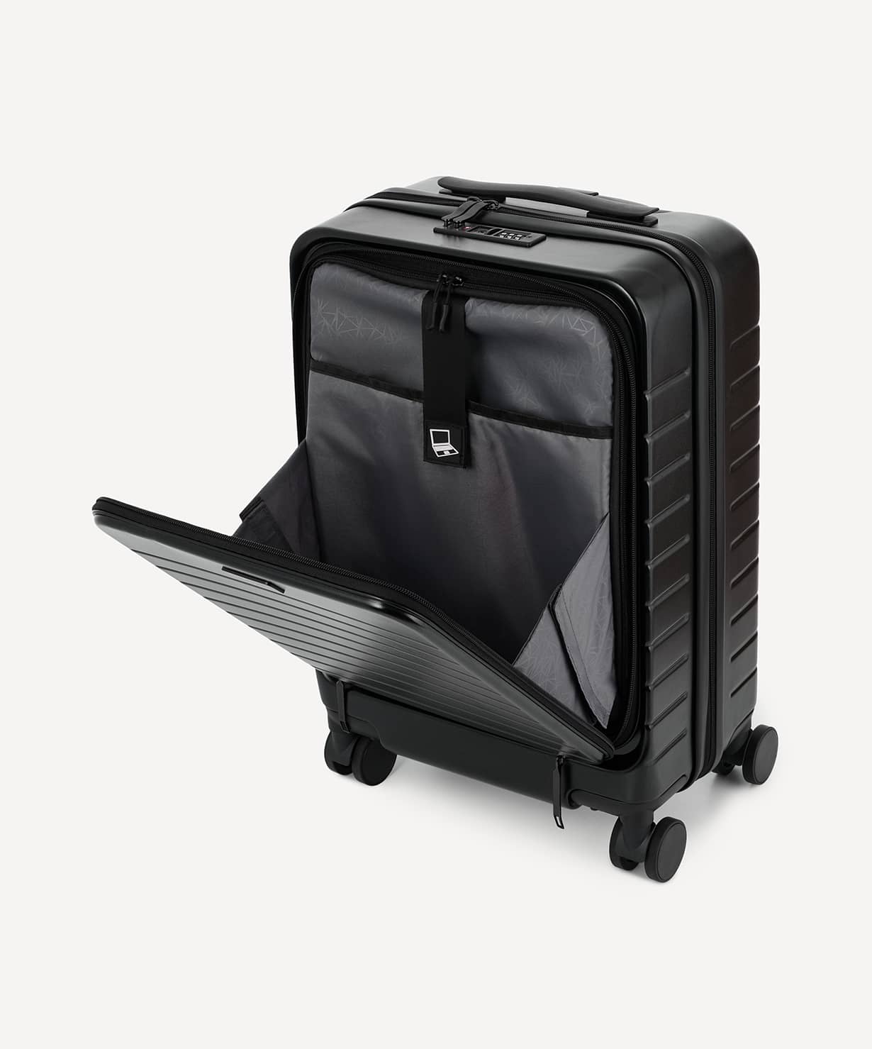 Чемодан для ручной клади Jogel ESSENTIAL Carry on Spinner, черный