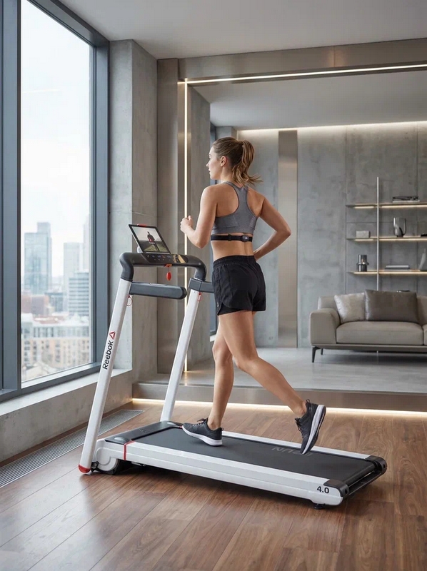 Беговая дорожка Reebok i-Run 4.0 серебристый