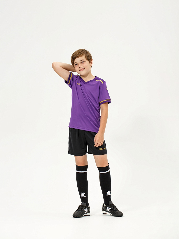 Детская футбольная форма Kelme Football Suit 8351ZB3158-510 Violet\Black