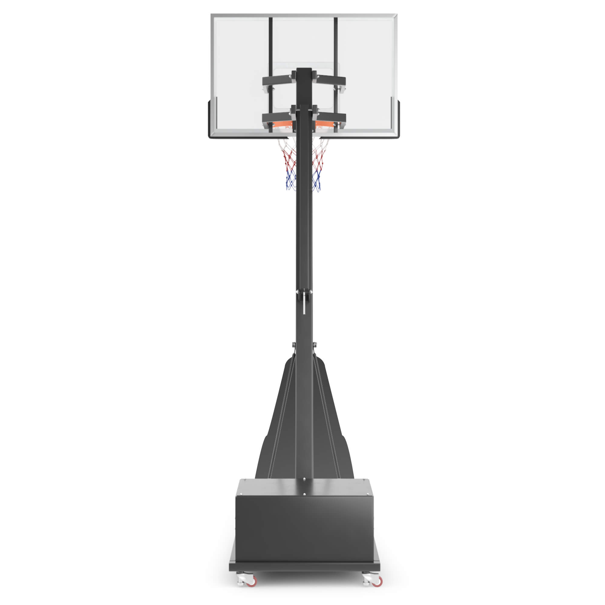 Баскетбольная стойка 54"x32" R45 H230-305 см Unix Line B-Stand-TG PRO BSTSPR305_54TGBK