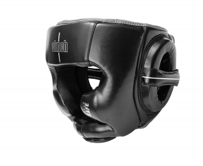 Шлем боксерский Clinch Contender Full Face C225 черно-серый