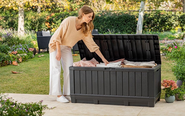 Сундук для хранения, 350л, графит KENTWOOD STORAGE BOX