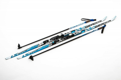 Лыжи Комплект NNN (крепление STC) STC WAX Brados LS Blue