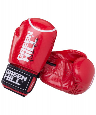 Перчатки боксерские Green Hill Panther 10 oz, к/з BGP-2098 красный