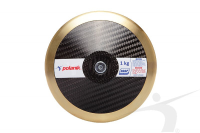 Диск соревновательный Polanik 1 кг CCD14-1