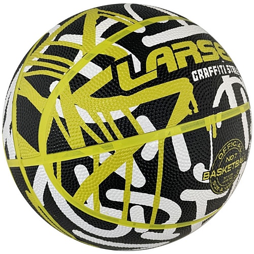 Мяч баскетбольный Larsen RB7 Graffiti Street Black/White/Lime