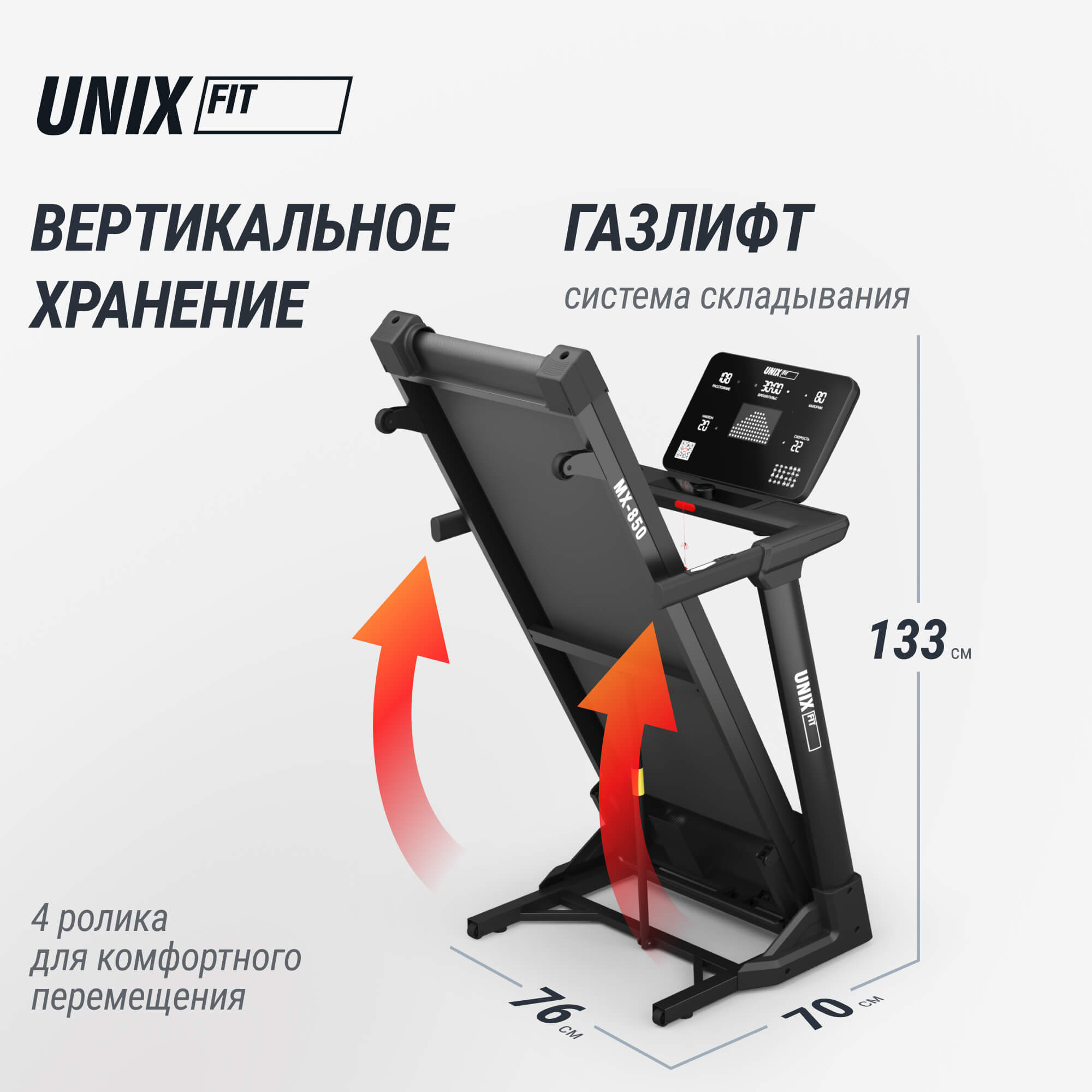 Беговая дорожка UnixFit MX-850 (версия 2.0) TDMX850V2