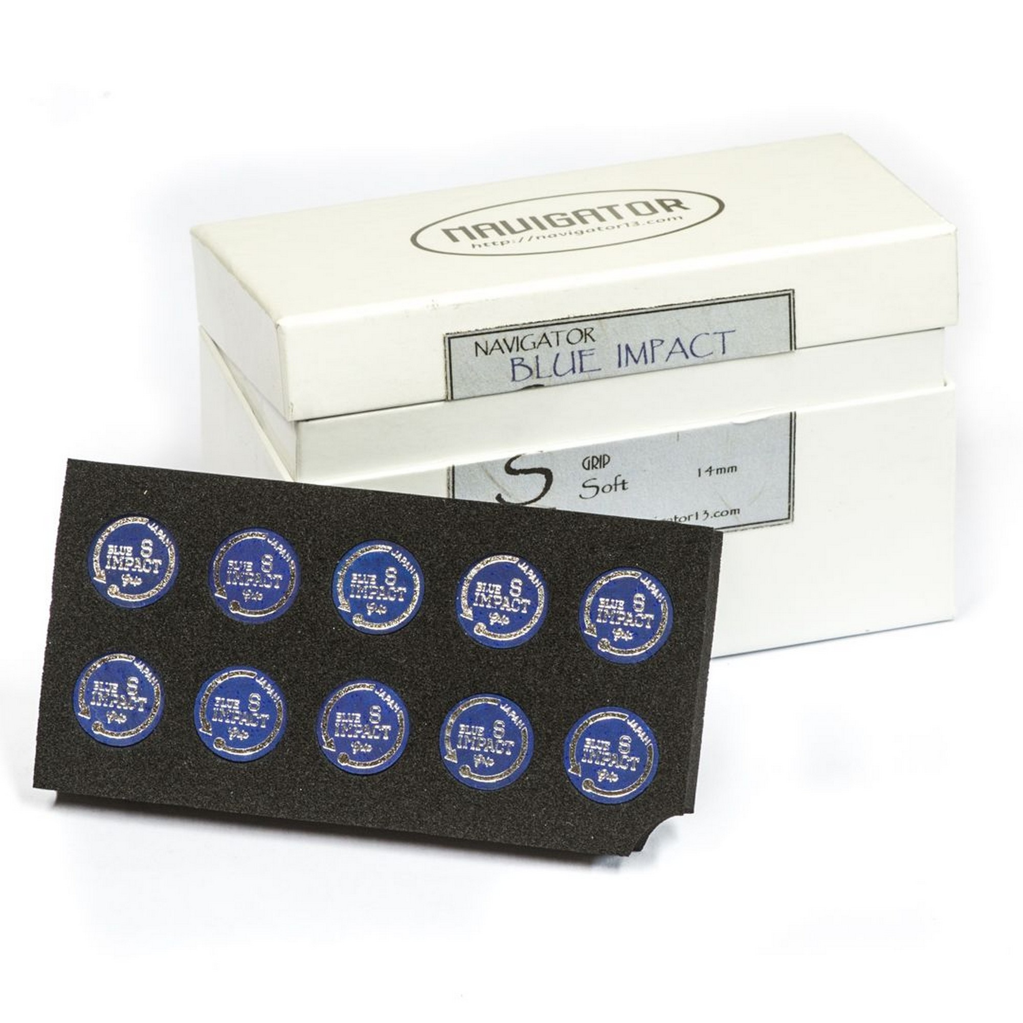 Наклейка для кия Navigator Blue Impact (S) 14мм 45.320.14.1