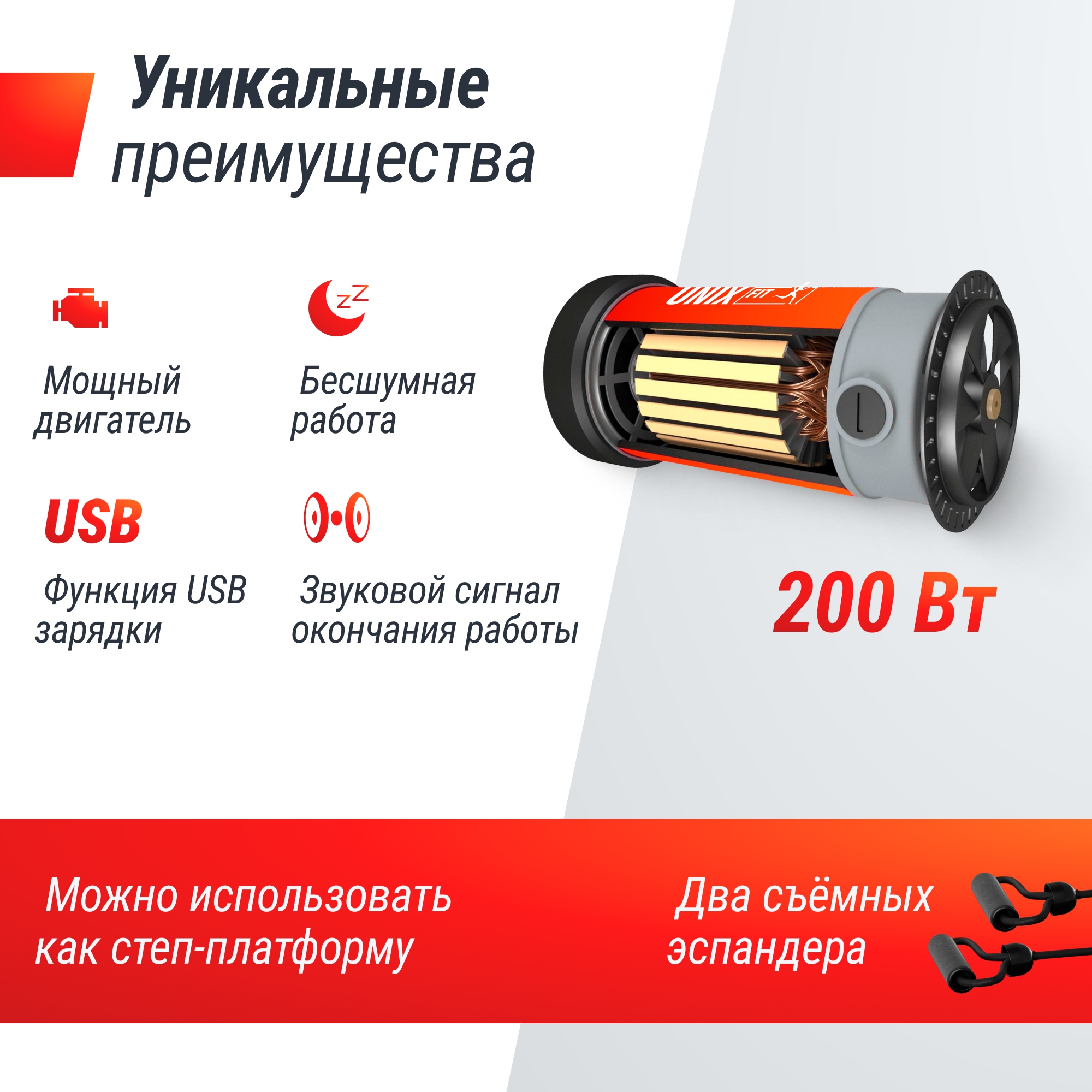 Виброплатформа UnixFit Intensive 2D VP2DIBK Black
