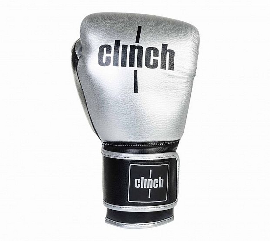 Перчатки боксерские Clinch Punch 2.0 C141 серебристо-черный